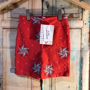 Pinwheel Biker Shorts